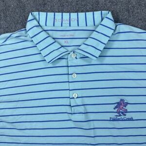 B Draddy Caz Polo Supima Cotton Fiddler's Creek Country Club Logo Men's XL Golf